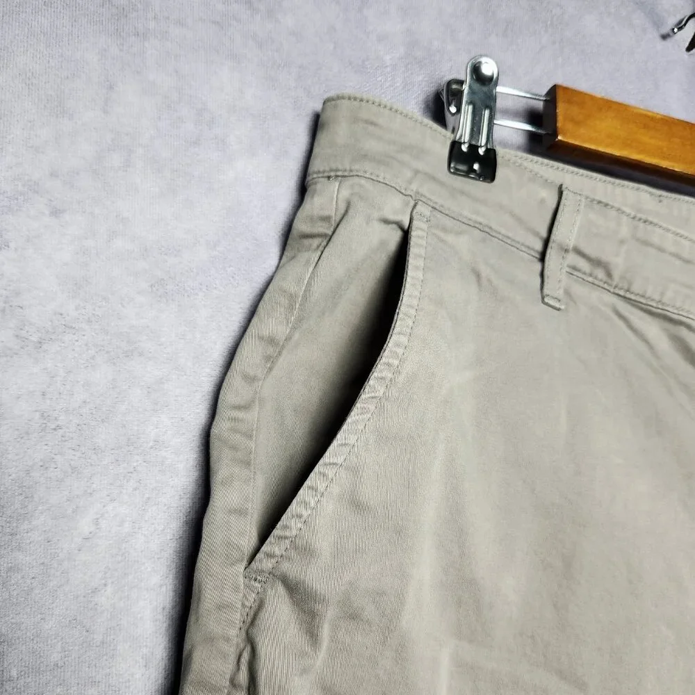AG Adriano Goldschmied Shorts Mens 33R Gray The Griffin Tailored Stretch Casual‎